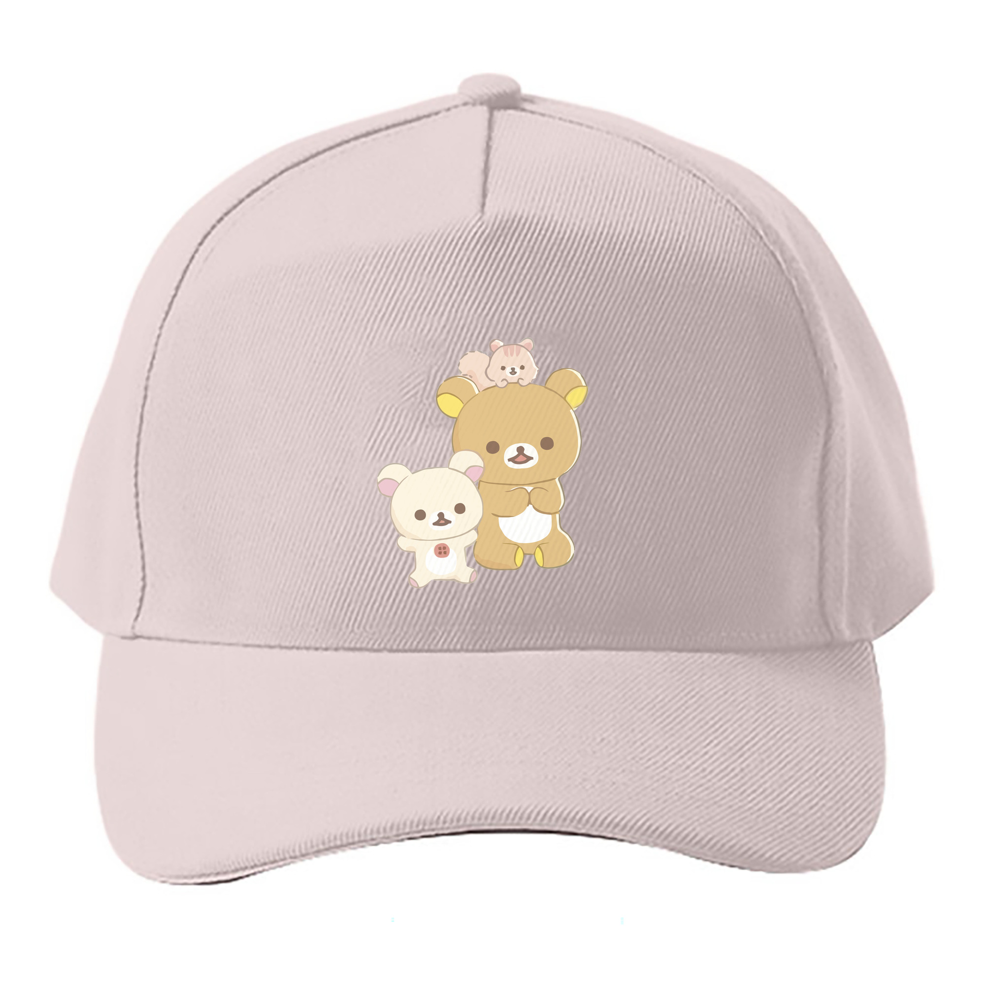 （画像用） リラックマ リラックマ キイロイトリ Rilakkuma Korilakkuma Kiiroitori ベースボールキャップ 綿100％ 男女兼用 帽子 スポーツ